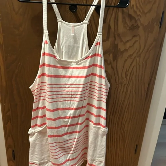 Free People | Hot Shot Mini Printed Dress | Spring Stripe Ivory - Picture 5 of 8